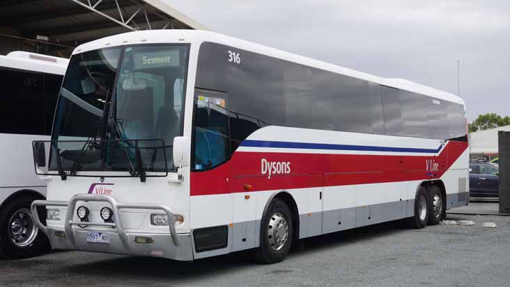 Dysons Scania K124EB Coach Design 316 V-Line